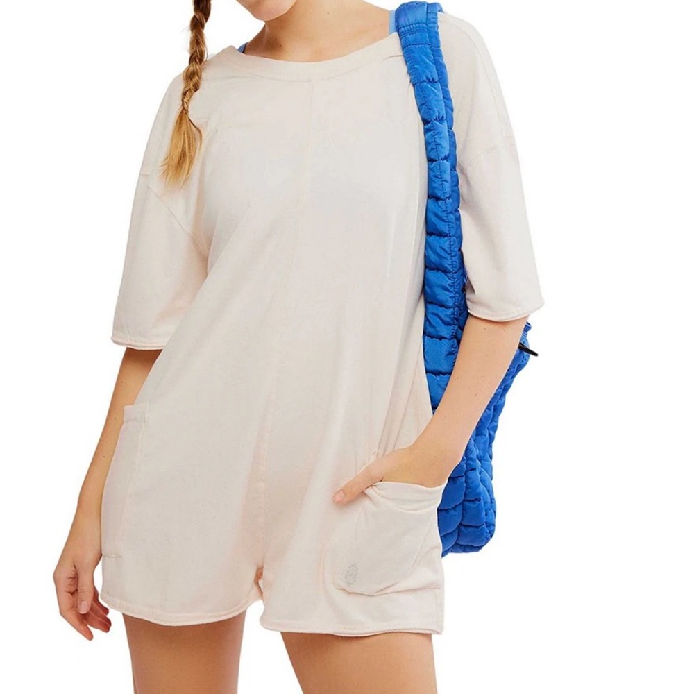 Free People Hot Shot Tee Romper